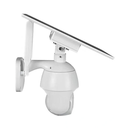 Solar-powered 4G security camera with 1080P resolution and PTZ capabilities