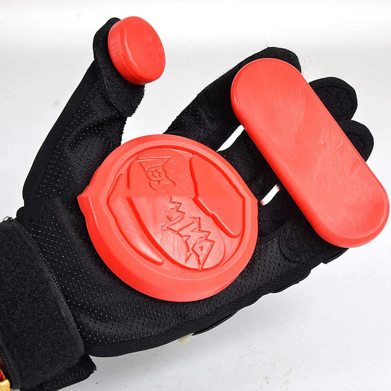 Downhill Skateboard Gloves with sliders for enhanced protection and durability