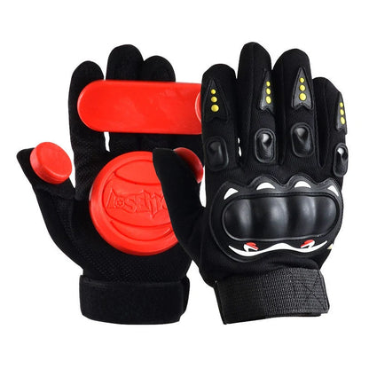 Downhill Skateboard Gloves with sliders for enhanced protection and durability