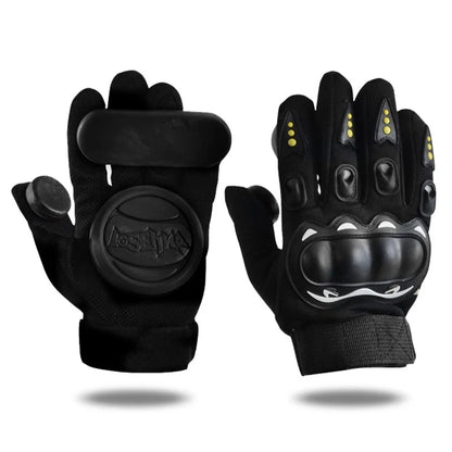 Downhill Skateboard Gloves with sliders for enhanced protection and durability