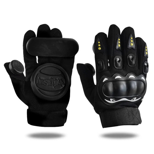 Downhill Skateboard Gloves with sliders for enhanced protection and durability