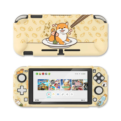 Sea Otter silicone protective case on a Nintendo Switch Joy-Con controller, showing textured grips and button guards.