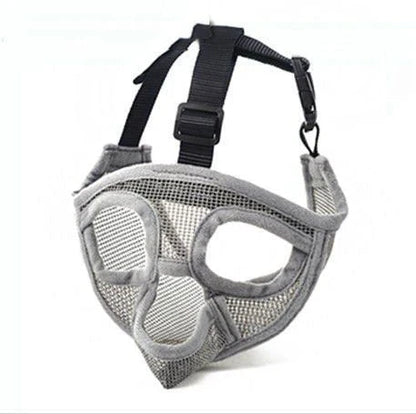 Hoopet Breathable Dog Muzzle for French Bulldogs and Flat-Faced Breeds in Adjustable Sizes and Styles