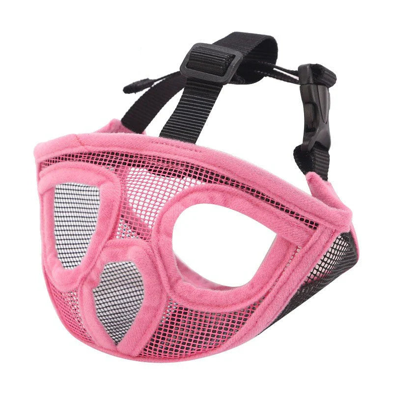 Hoopet Breathable Dog Muzzle for French Bulldogs and Flat-Faced Breeds in Adjustable Sizes and Styles