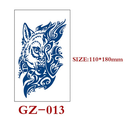 Single sheet of Juice geometric temporary tattoo stickers measuring 110mm by 180mm.