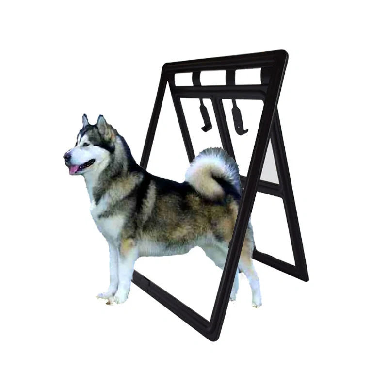 Creative Household Simple Pet Screen Door for dogs in black or white
