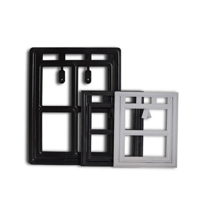 Creative Household Simple Pet Screen Door for dogs in black or white