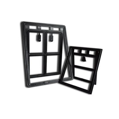 Creative Household Simple Pet Screen Door for dogs in black or white