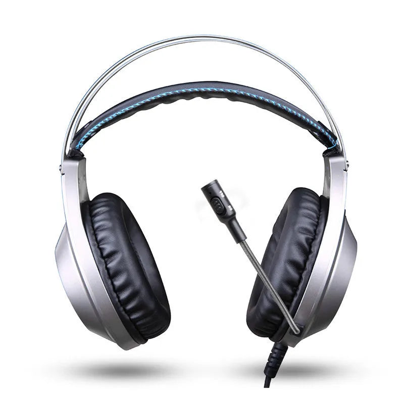 USB wired computer headset for PC desktop and notebook with built-in microphone, moving coil sound principle, 20-20000Hz frequency response, 32Ω impedance, 101dB sensitivity, head-mounted design in black