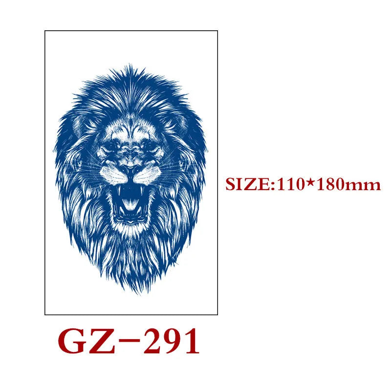 Single sheet of Juice geometric temporary tattoo stickers measuring 110mm by 180mm.