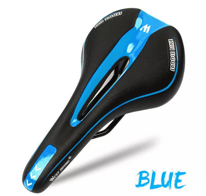 Universal bicycle seat with hollow design for mountain and road bikes