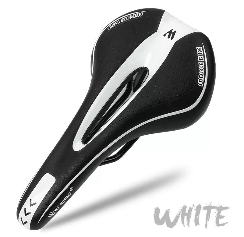 Universal bicycle seat with hollow design for mountain and road bikes
