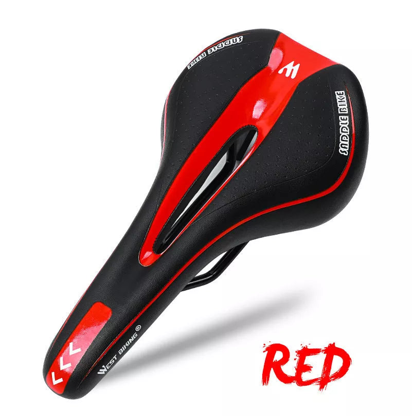 Universal bicycle seat with hollow design for mountain and road bikes