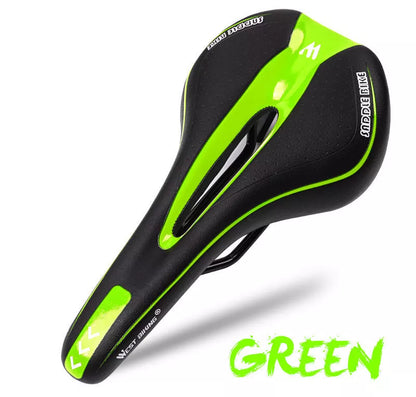 Universal bicycle seat with hollow design for mountain and road bikes