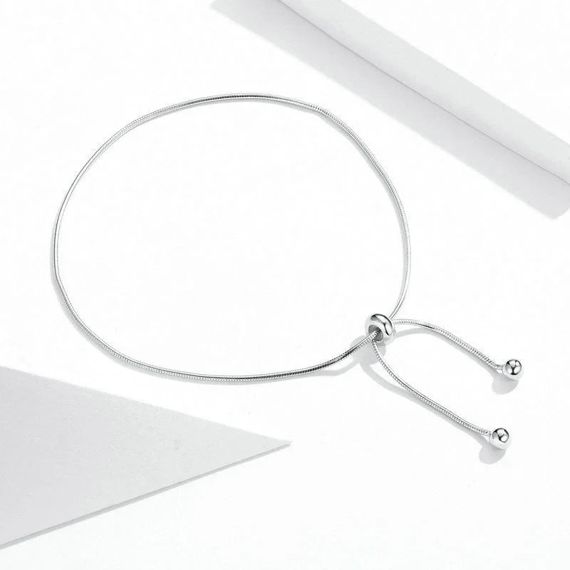 Elegant adjustable silver foot jewellery for girls with unique rhombus design