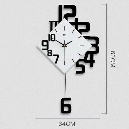 15-inch round digital LED wall clock with wooden frame in black, blue, or red colour options