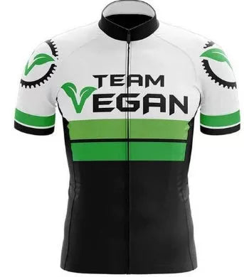 Short-sleeved bib cycling suit for men and women with moisture-wicking technology