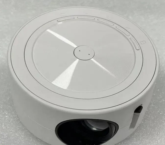 YT200 wired LED projector in portable 110x47mm design with same-screen projection capability