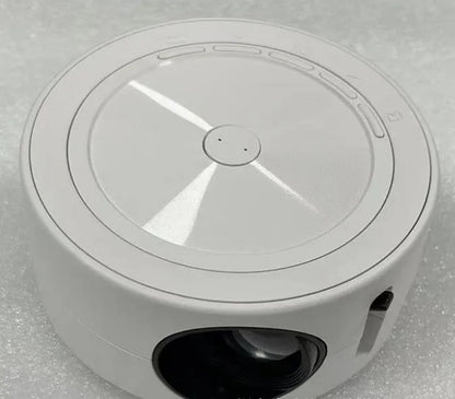 YT200 wired LED projector in portable 110x47mm design with same-screen projection capability