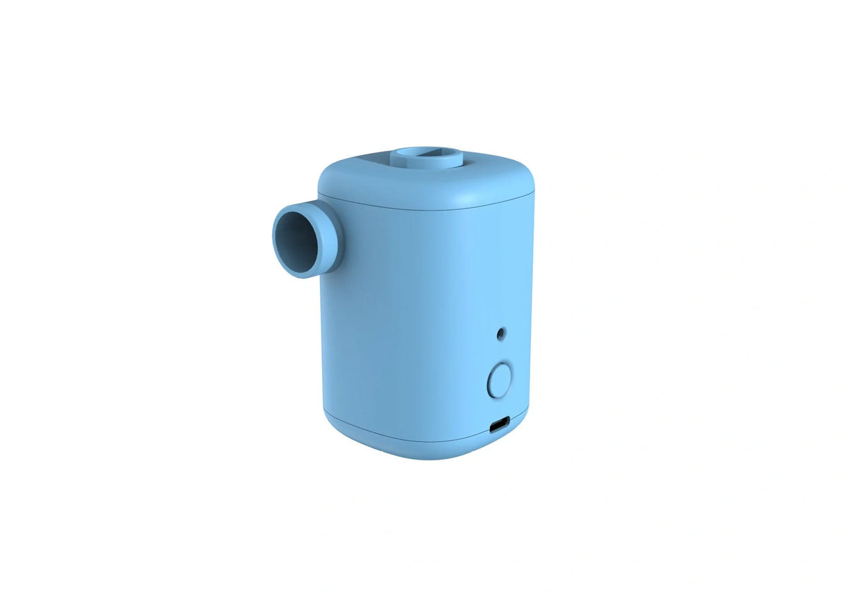 Mini Electric Inflator with USB charging for quick inflation of swimming rings and air mattresses