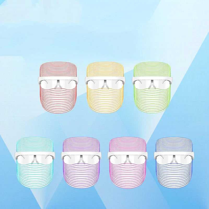 7 Colour LED Mask for skin rejuvenation and light therapy