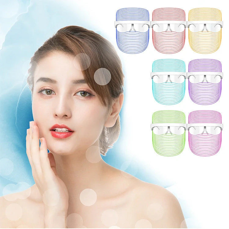 7 Colour LED Mask for skin rejuvenation and light therapy
