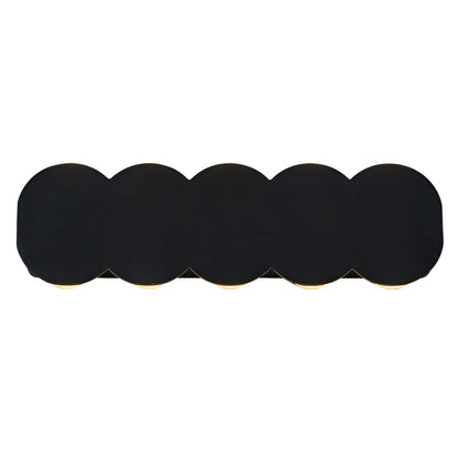 Modern square minimalist waterproof LED wall light mounted on an exterior wall.