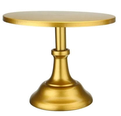 Three-tier circular dessert tray with 25cm sections in black, white, pink, or gold.
