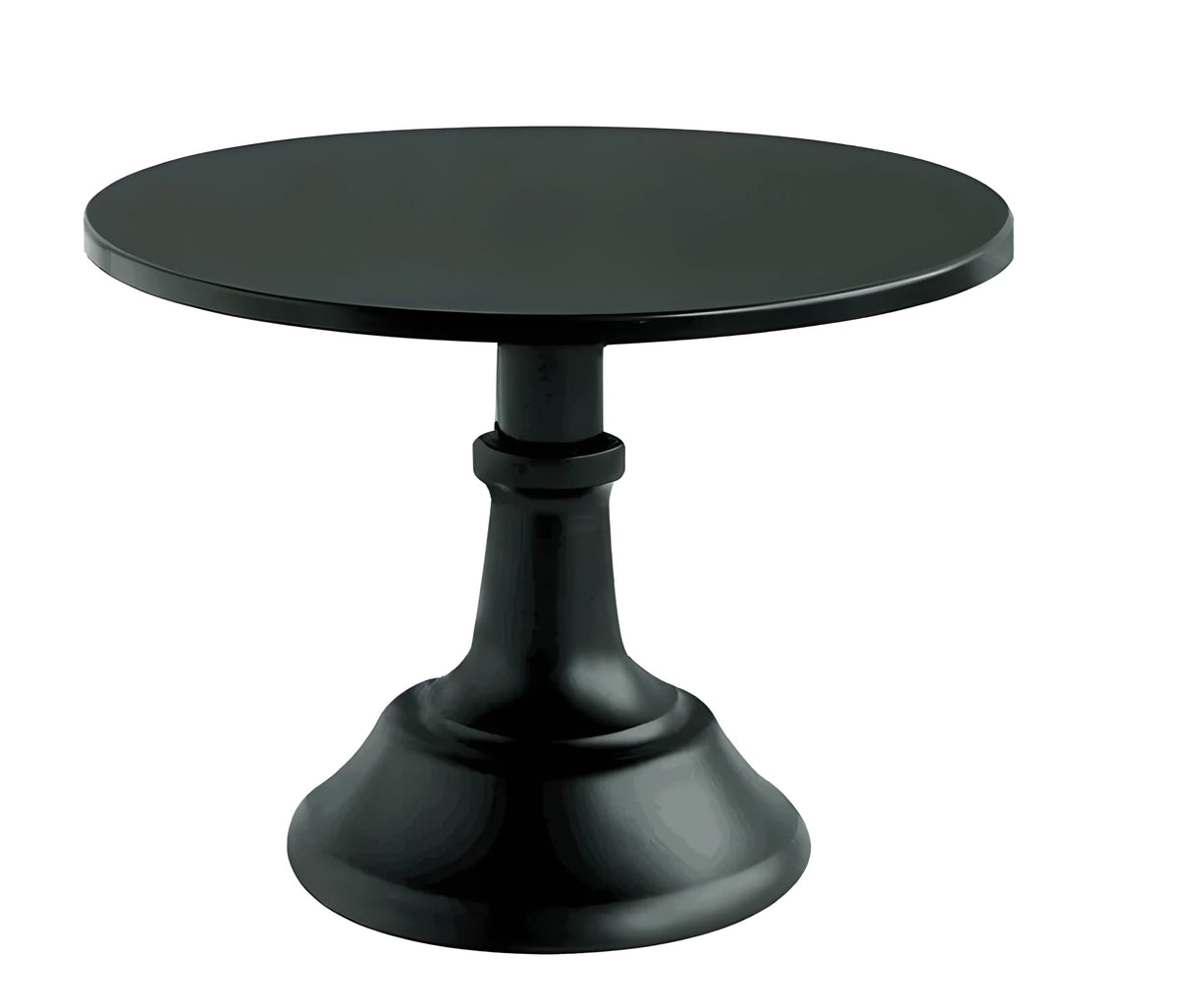 Three-tier circular dessert tray with 25cm sections in black, white, pink, or gold.