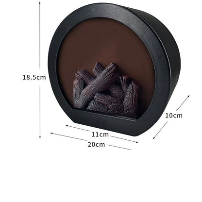 Dynamic Vision 3D Flame Touch Simulation Fireplace Lantern with realistic flame effect