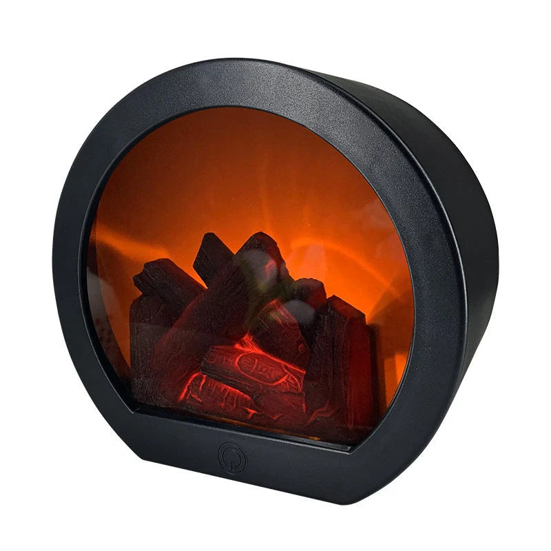 Dynamic Vision 3D Flame Touch Simulation Fireplace Lantern with realistic flame effect