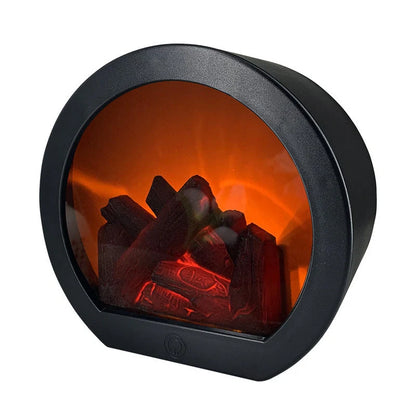 Dynamic Vision 3D Flame Touch Simulation Fireplace Lantern with realistic flame effect