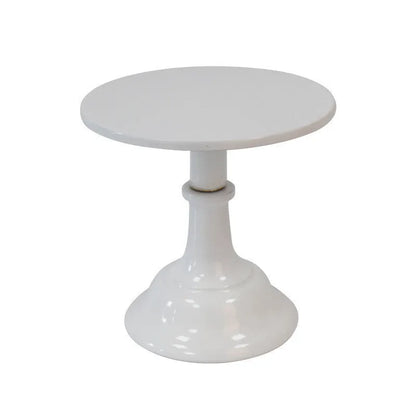 Three-tier circular dessert tray with 25cm sections in black, white, pink, or gold.
