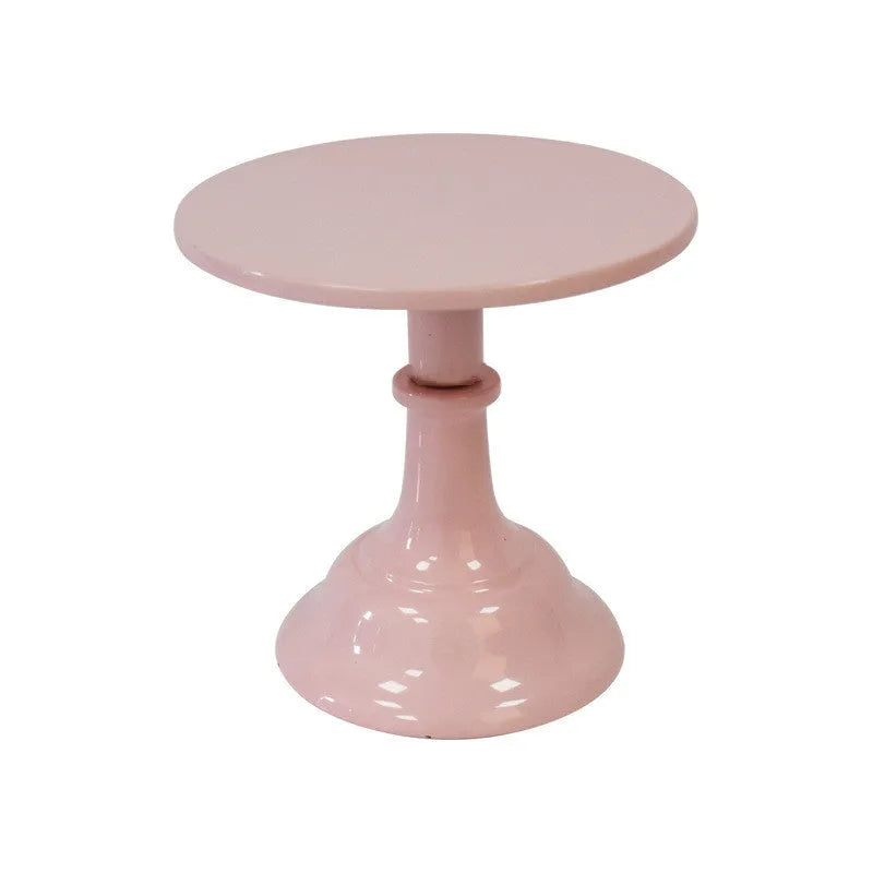 Three-tier circular dessert tray with 25cm sections in black, white, pink, or gold.