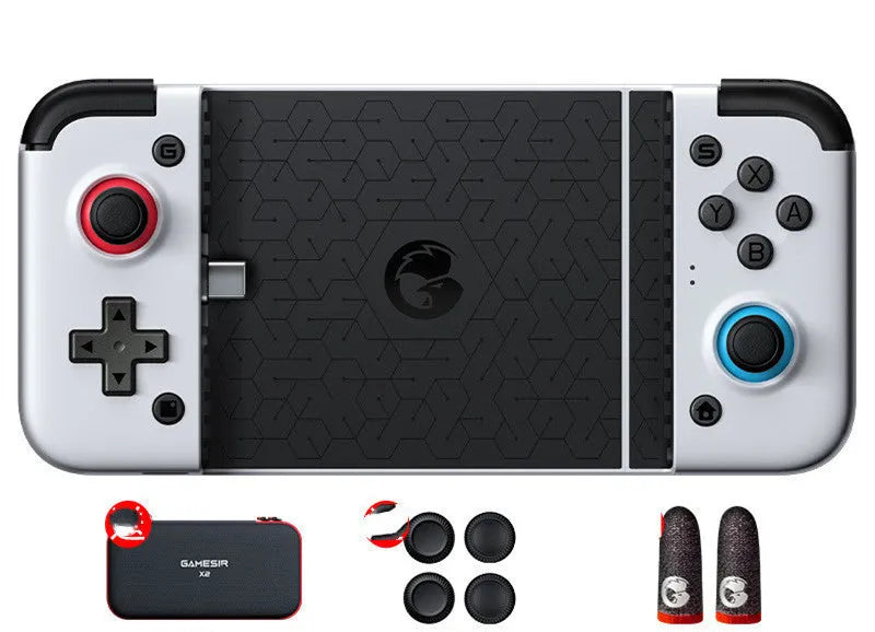 Android mobile phone game controller with cross keys for Gaze Chicks X2 stretching games