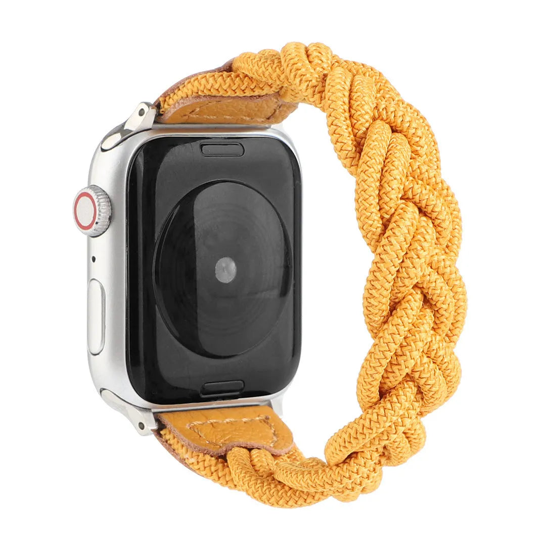 Braided single loop watch strap for Apple Watch in multiple colour and size options.