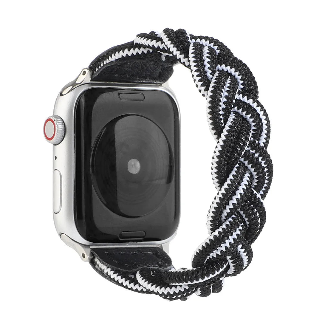 Braided single loop watch strap for Apple Watch in multiple colour and size options.