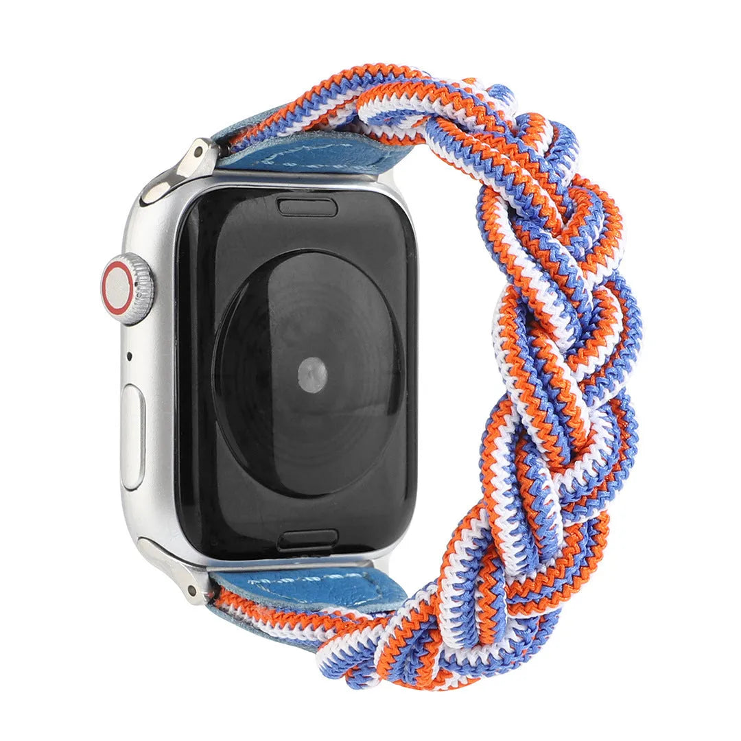 Braided single loop watch strap for Apple Watch in multiple colour and size options.