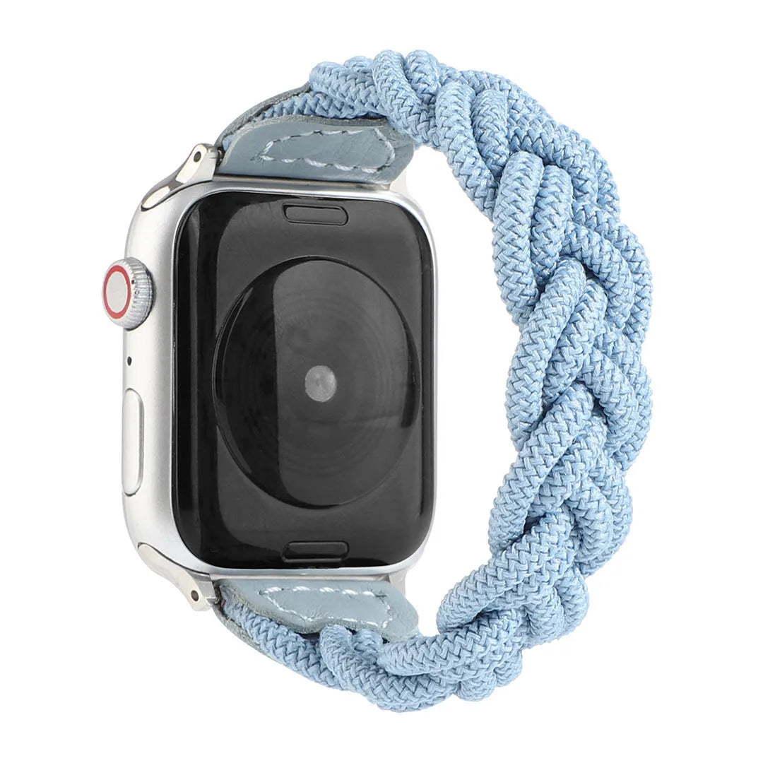 Braided single loop watch strap for Apple Watch in multiple colour and size options.
