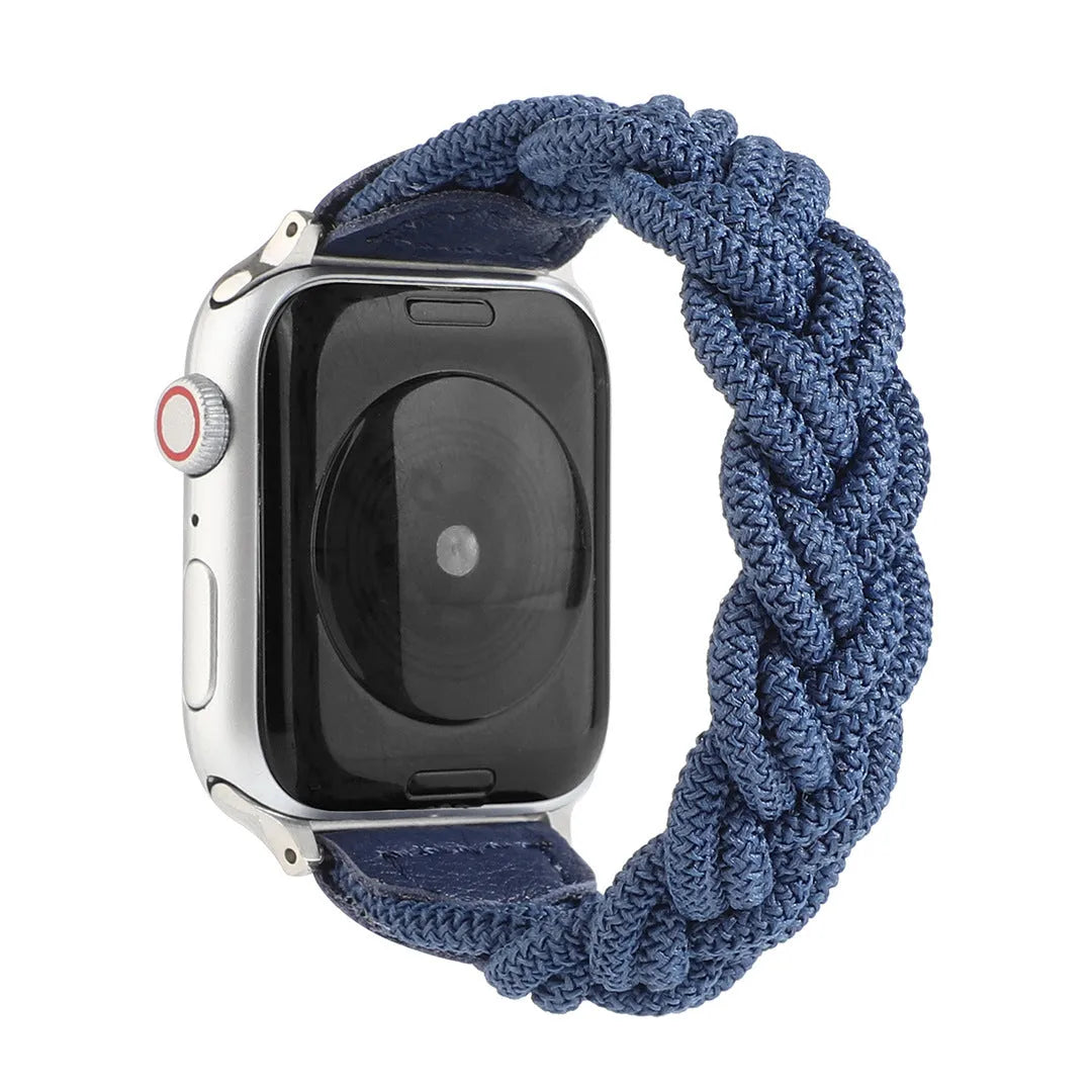Braided single loop watch strap for Apple Watch in multiple colour and size options.