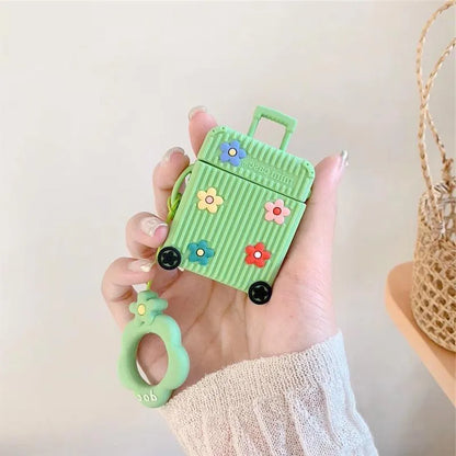 Silicone flip protective case for AirPods 1st and 2nd generation in multiple colour options