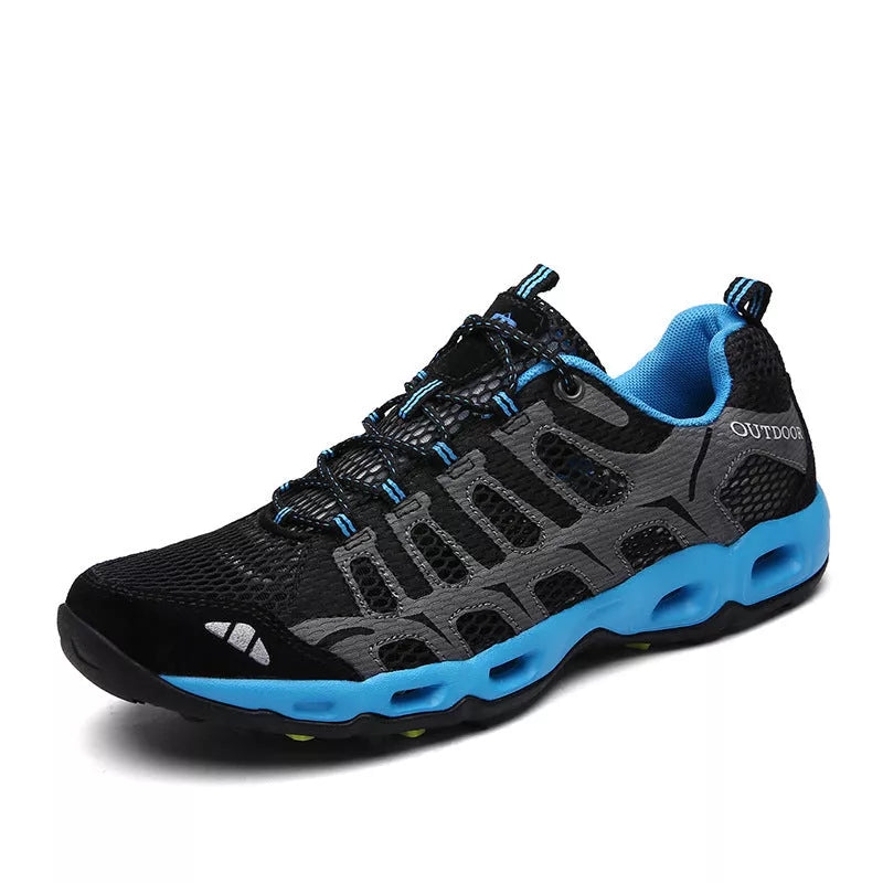 Men's breathable hollow casual shoes in various colours for summer wear