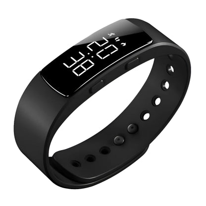 Sports digital smart bracelet watch with 40mm dial, luminous display, and 30m waterproof rating in multiple colour options