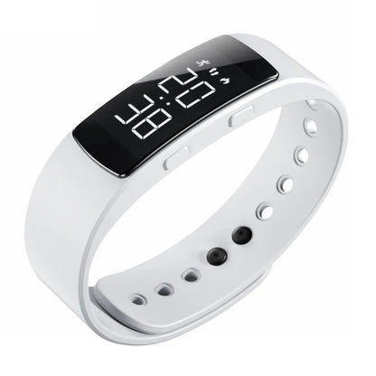 Sports digital smart bracelet watch with 40mm dial, luminous display, and 30m waterproof rating in multiple colour options
