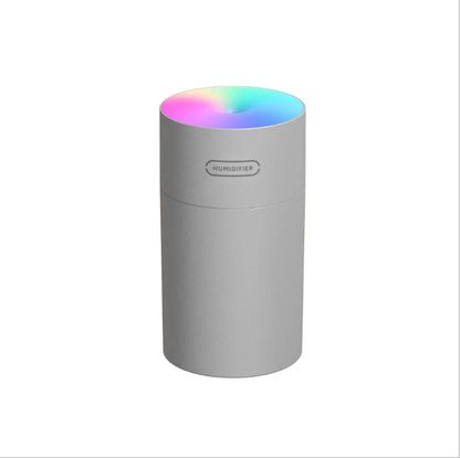 Compact and quiet bedroom humidifier with soothing colour-changing lights for a relaxing sleep environment
