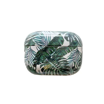Banana leaves design AirPods case in blue and green colours for AirPods 1/2 generation and Pro models