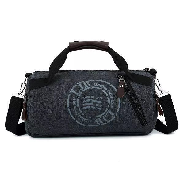 Canvas large-capacity travel shoulder bag in various colours