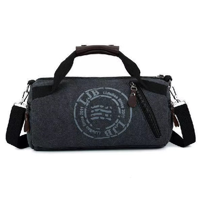 Canvas large-capacity travel shoulder bag in various colours