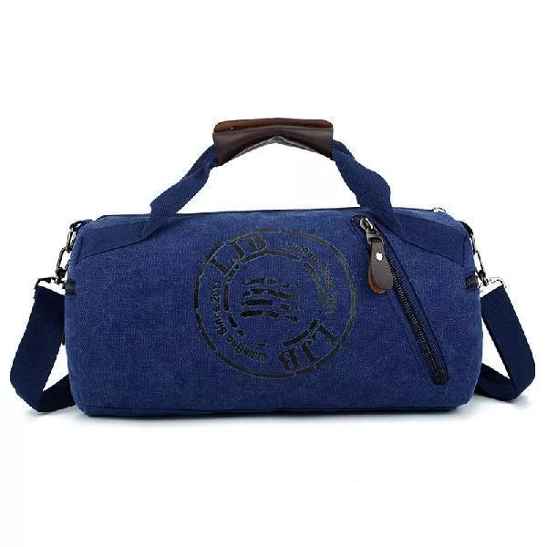 Canvas large-capacity travel shoulder bag in various colours