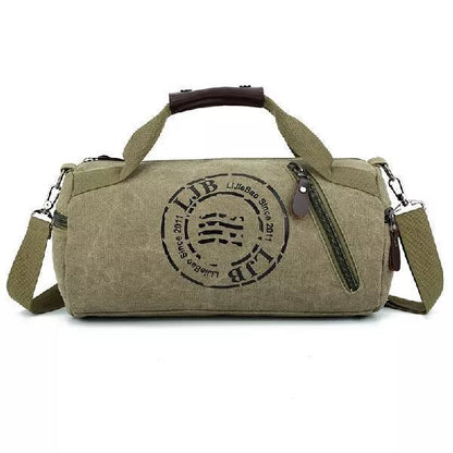 Canvas large-capacity travel shoulder bag in various colours